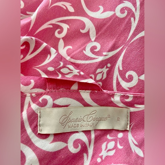 NWOT Spazio Cinque Italy Chic Pink Patterned Dress - Picture 5 of 11
